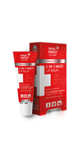 3 ΣΕ1  LIP BALM Dermofeel® Viscolid + Bisabolol + Moringa oil + Sea buckthorn extract + Rosmarine extract